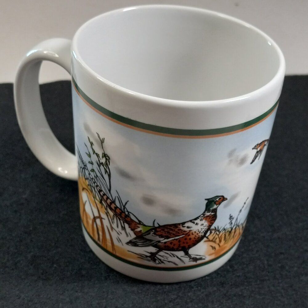 Game Birds Ming Pao Ring Necked Pheasants Mug Countrycore Country Grandpacore